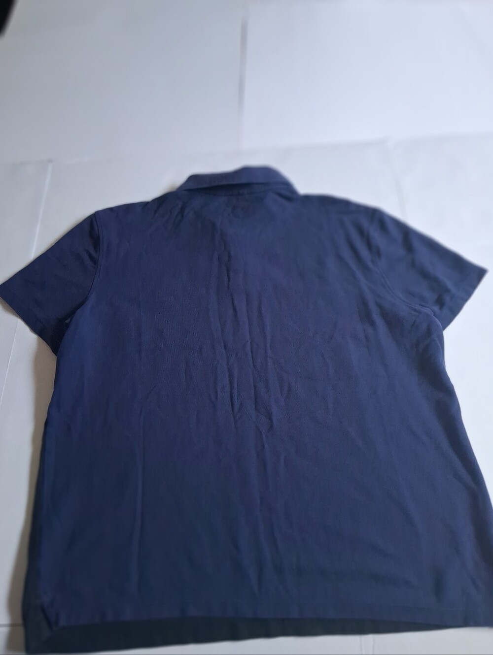 Calvin Klein Navy, Gray & Black Colorblock Polo - Picture 6 of 7
